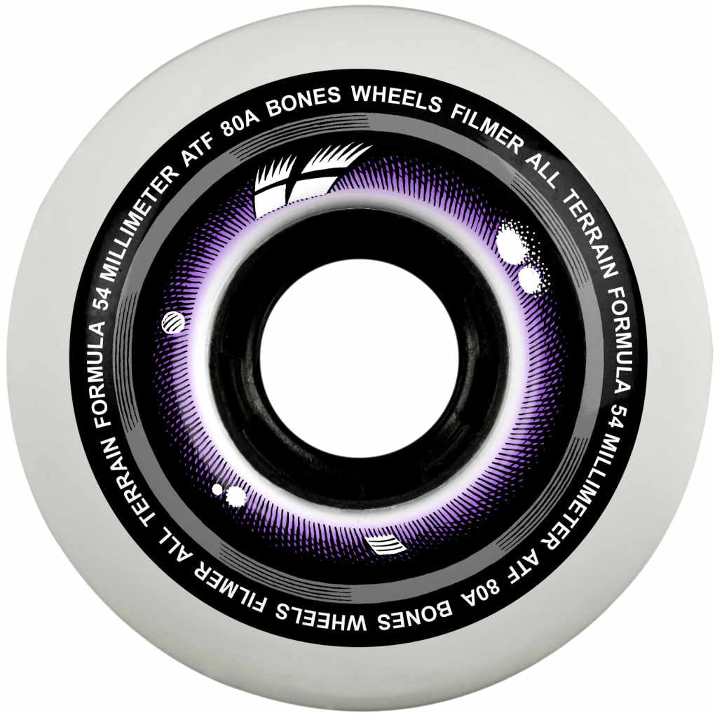 Bones ATF Filmers 80A 54mm White