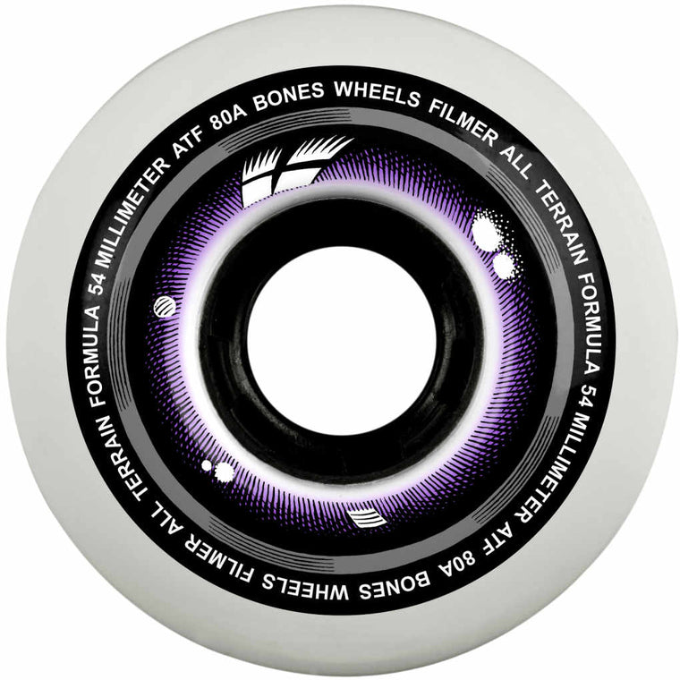 Bones ATF Filmers 80A 54mm White