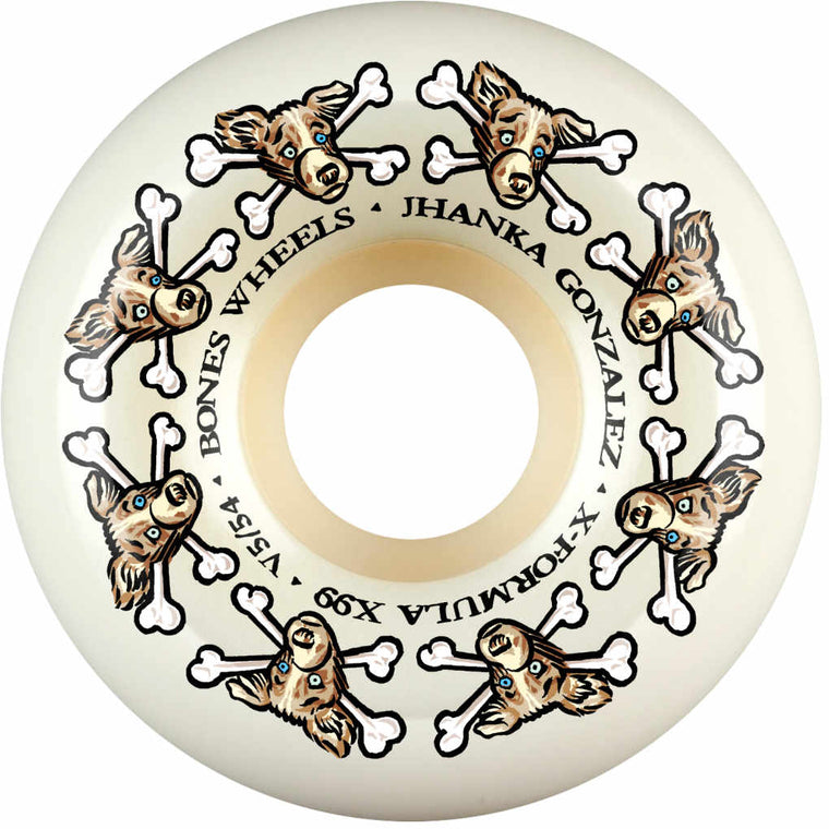 Bones Wheels X-Formula V5 Sidecut Jhanka Vato Dog 99A 54mm