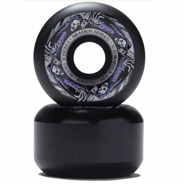 Bones Wheels X-Formula V6 Widecut Hoban Reaper 99A 54mm Black