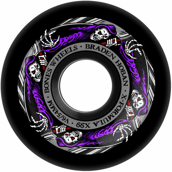 Bones Wheels X-Formula V6 Widecut Hoban Reaper 99A 54mm Black