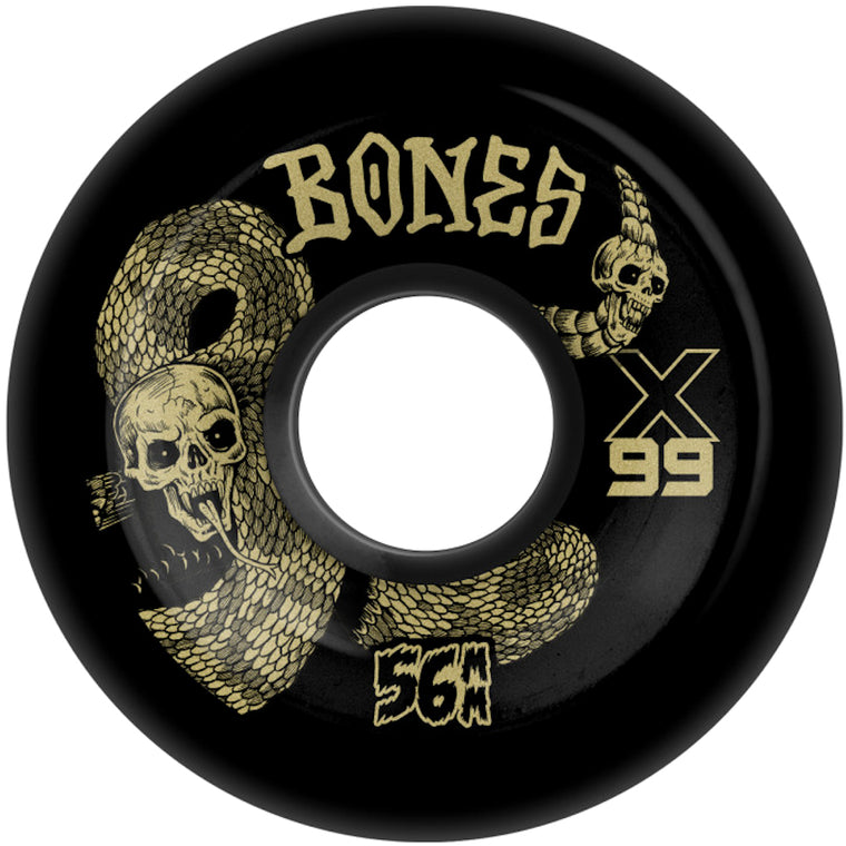 Bones Wheels X-Formula V6 Wide Death Venom 99A 56mm Black