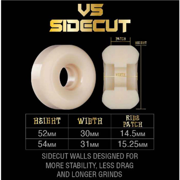 Bones Wheels X-Formula V5 Sidecut 97A 52mm