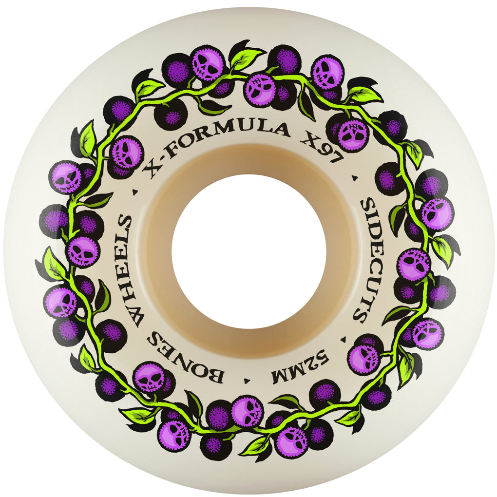Bones Wheels X-Formula Skull Berries V5 Sidecut 97A 52mm