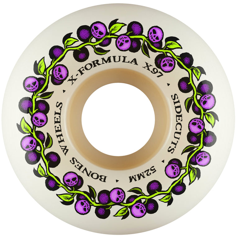 Bones Wheels X-Formula Skull Berries V5 Sidecut 97A 52mm