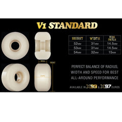 Bones Wheels X-Formula V1 Standard 97A 52mm
