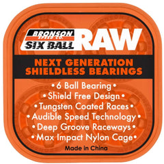 Bronson Raw Bearings 6 Ball
