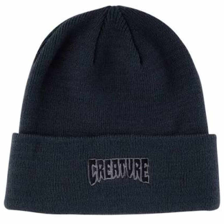 Creature Logo Outline Beanie Navy