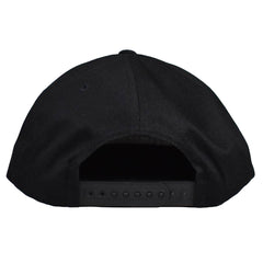 Creature Mono Logo Snapback Hat Black