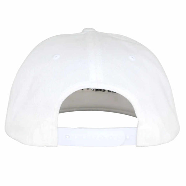 Creature Mono Logo Snapback Hat White