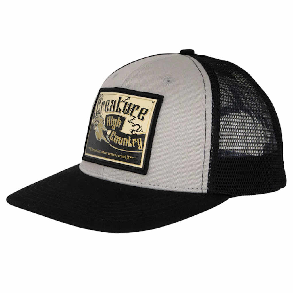 Creature Snapback Trucker High Country Black Off White