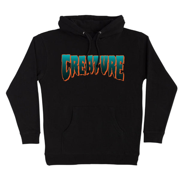 Creature Logo Hoodie Black Teal