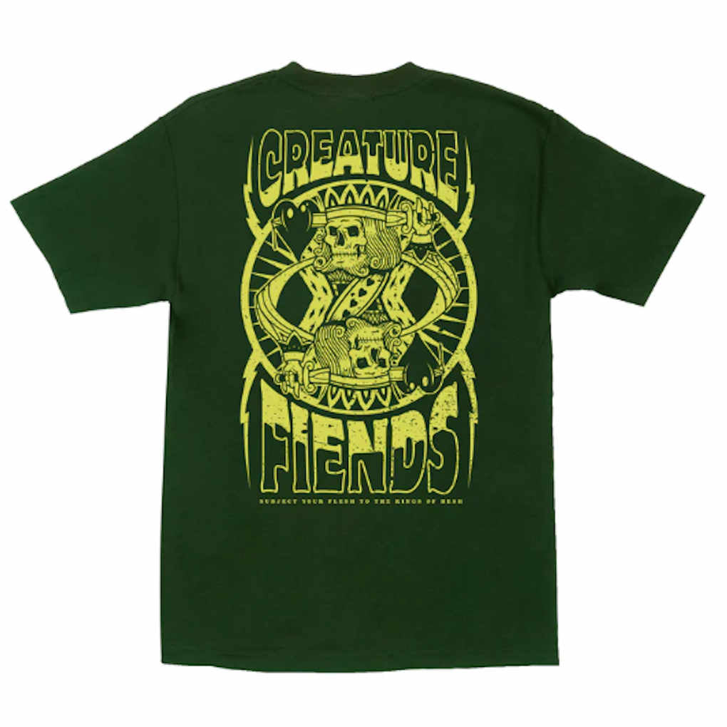 Creature Heshking Relic Tee Forest Green