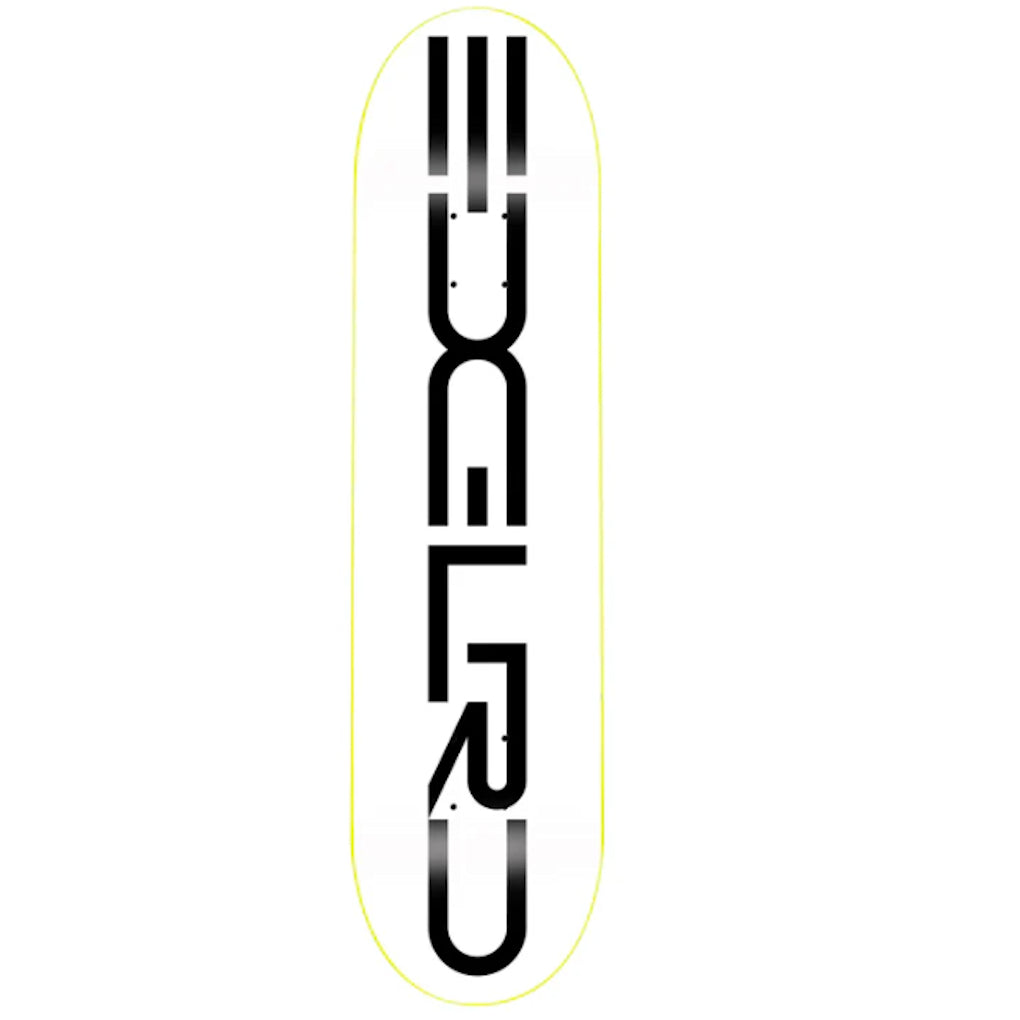 EDGLRD Tech Script White Black 8"