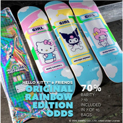 Girl Carroll Hello Kitty Rainbow Blind Bag 8.5"