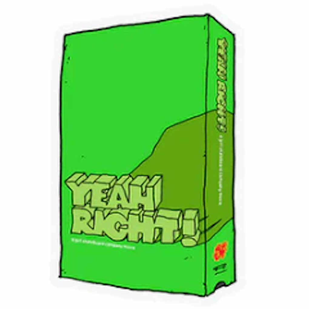 Girl Yeah Right DVD Box Sticker