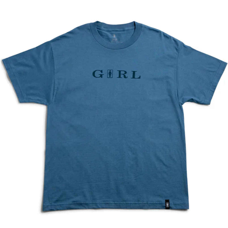 Girl Serif Full Tee Blue Large ONLY