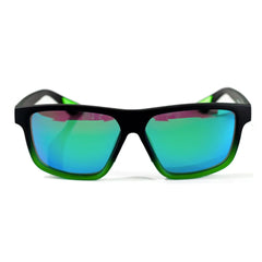 Gnar Optics Sunglasses Krook Mirror Black Green Ombre
