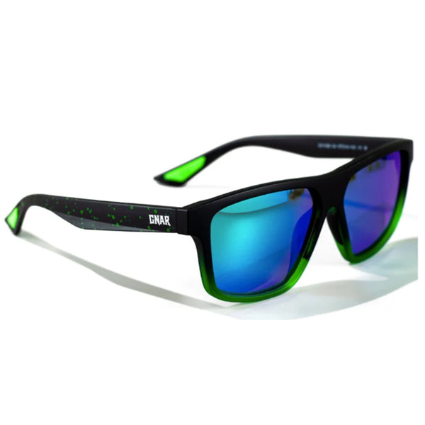 Gnar Optics Sunglasses Krook Mirror Black Green Ombre