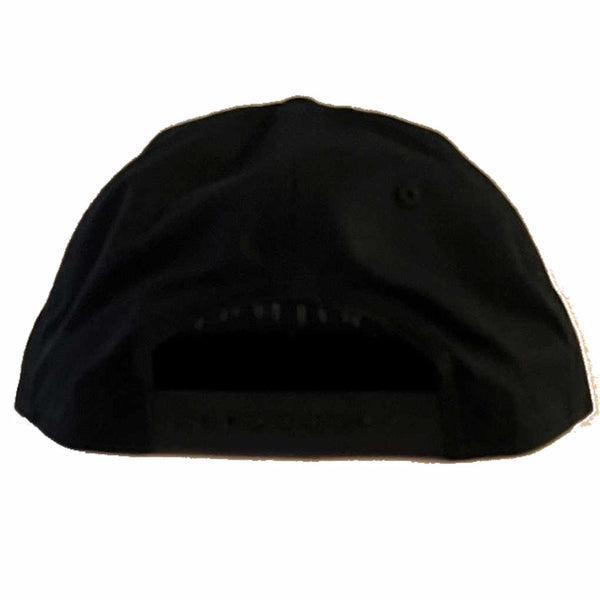 Hammer Grave Drip Snapback Hat Black