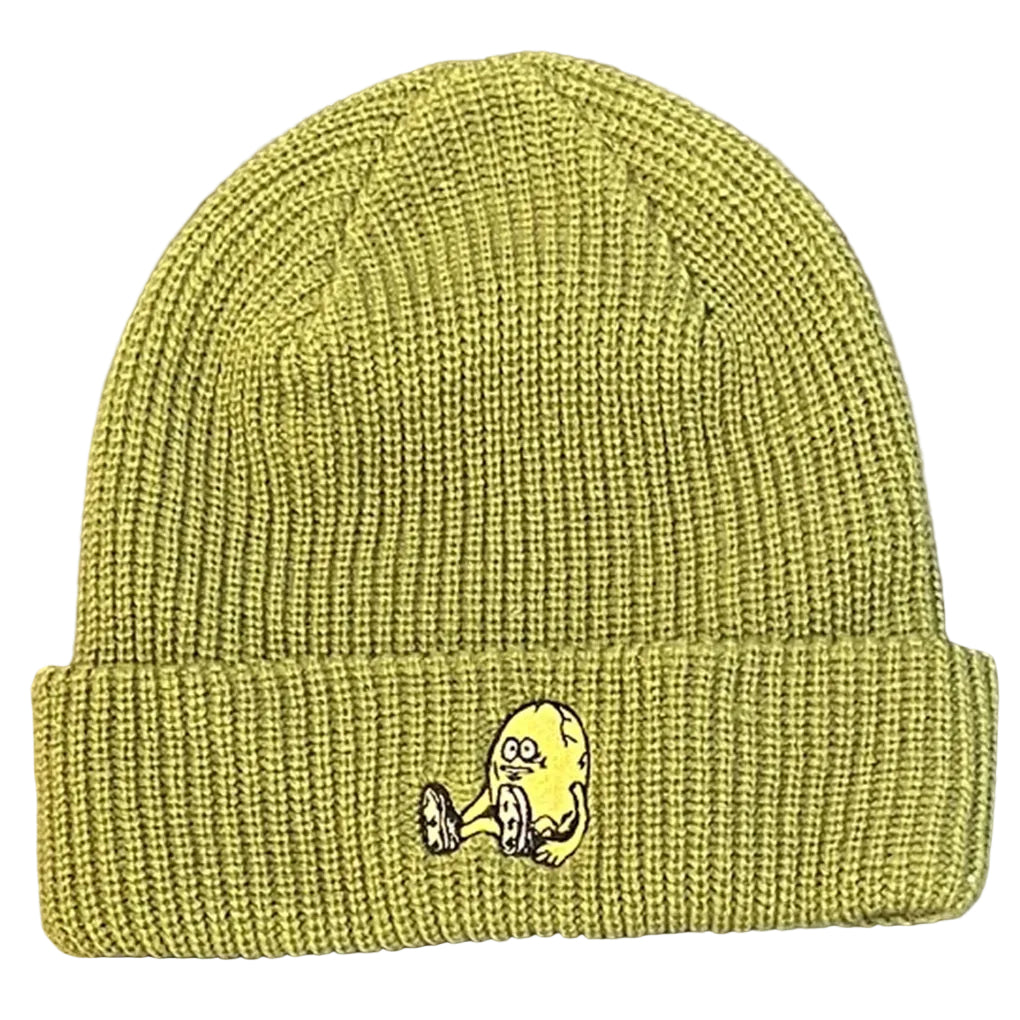 Heroin Egghead Patch Cuff Beanie Green