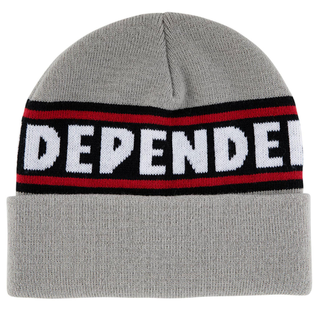 Independent Bar Logo Beanie Grey