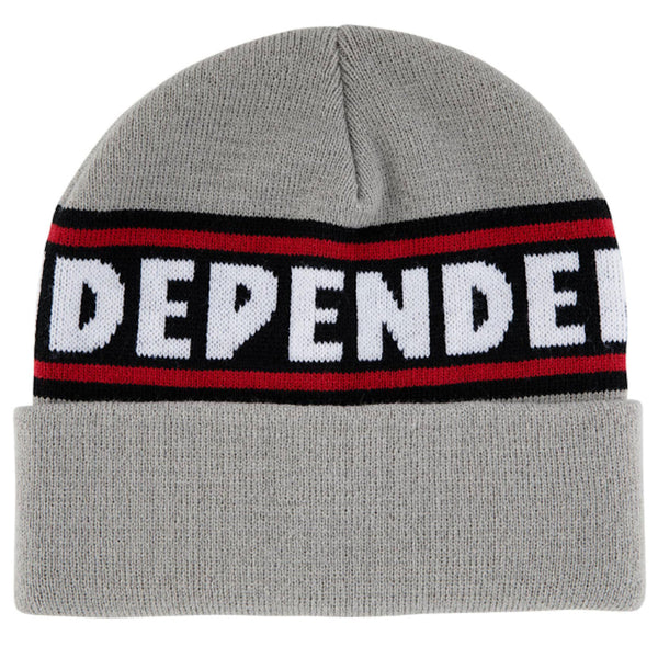 Independent Bar Logo Beanie Grey