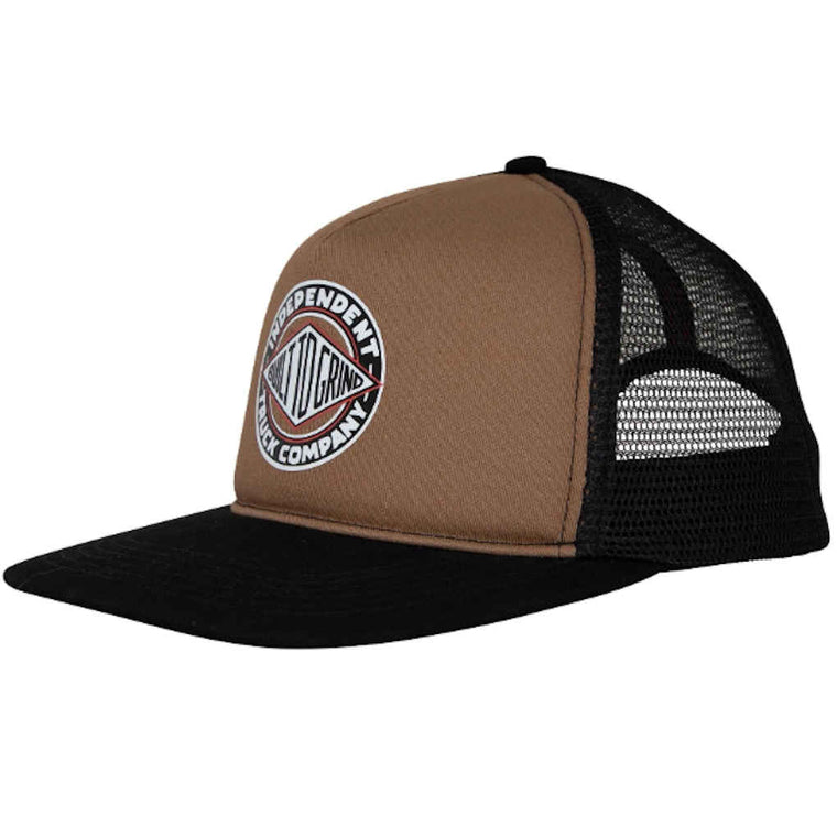 Independent BTG Summit Mesh Trucker Saddle Black
