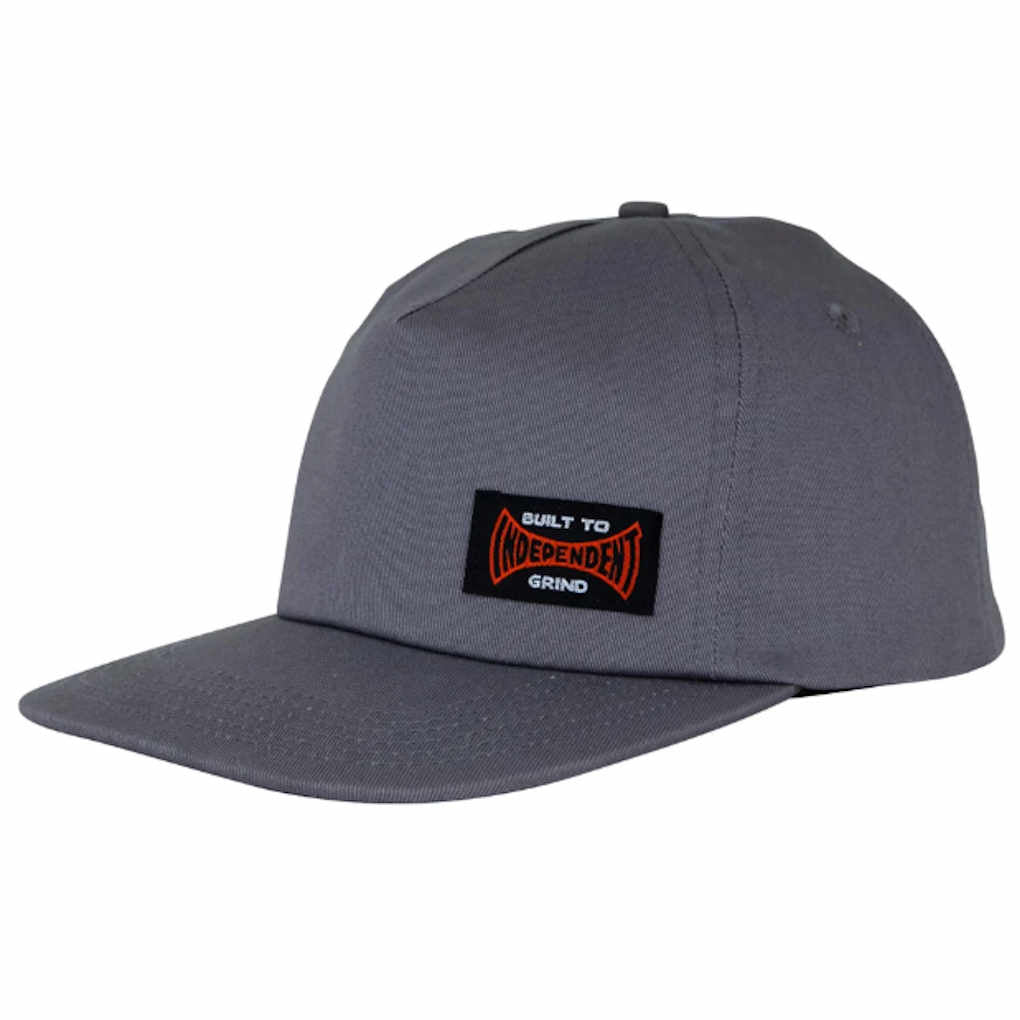 Independent Snapback Built To Grind Charcoal
