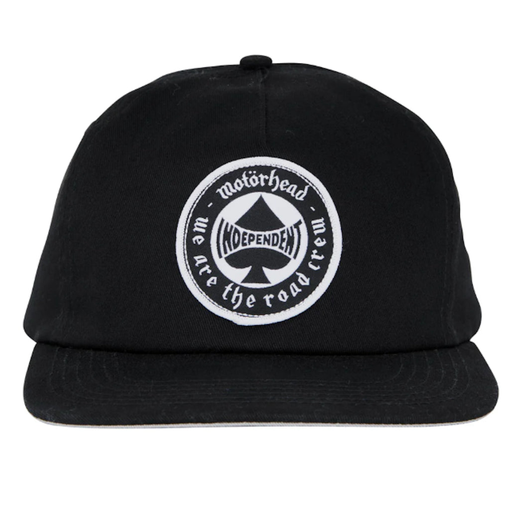Independent Motorhead Spade Snapback Hat Black