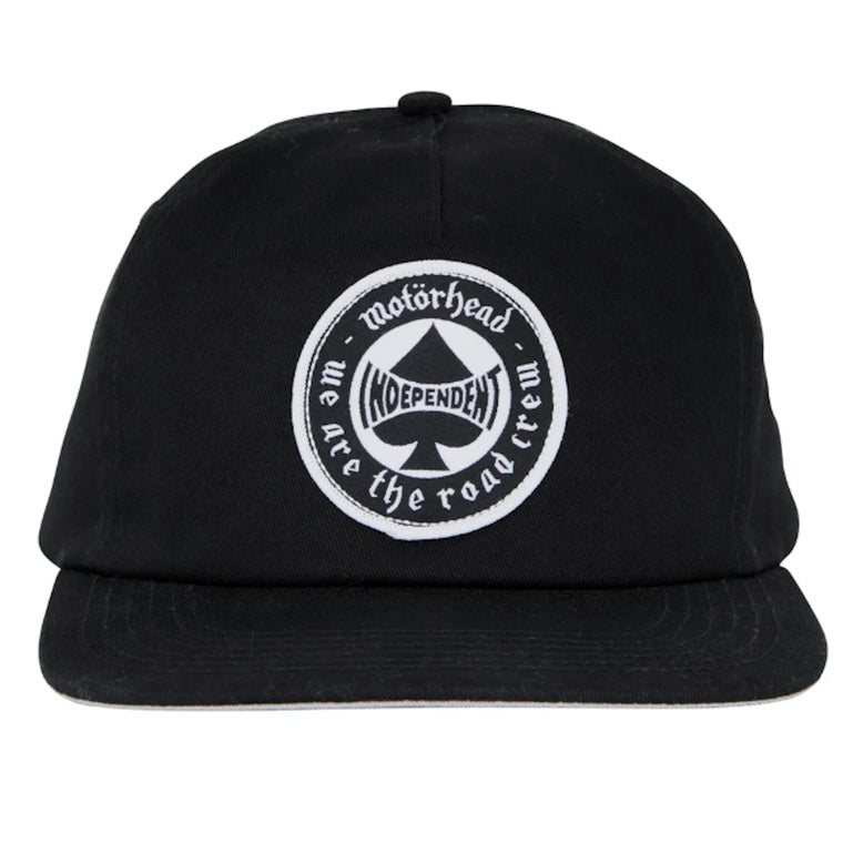Independent Motorhead Spade Snapback Hat Black