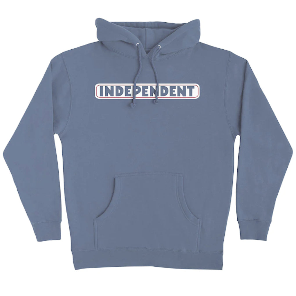 Independent Bar Logo Hoodie Storm Blue