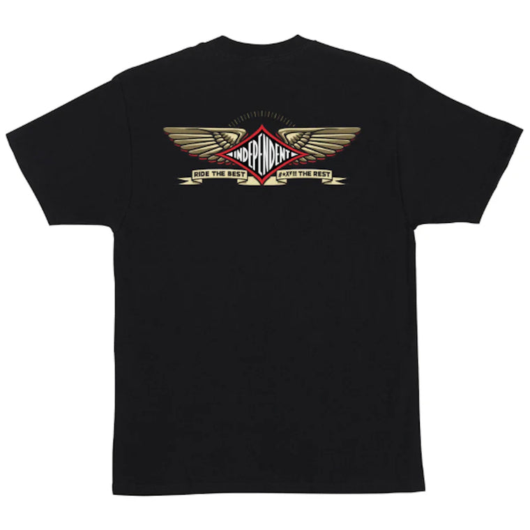 Independent RTB Pilot Tee Black