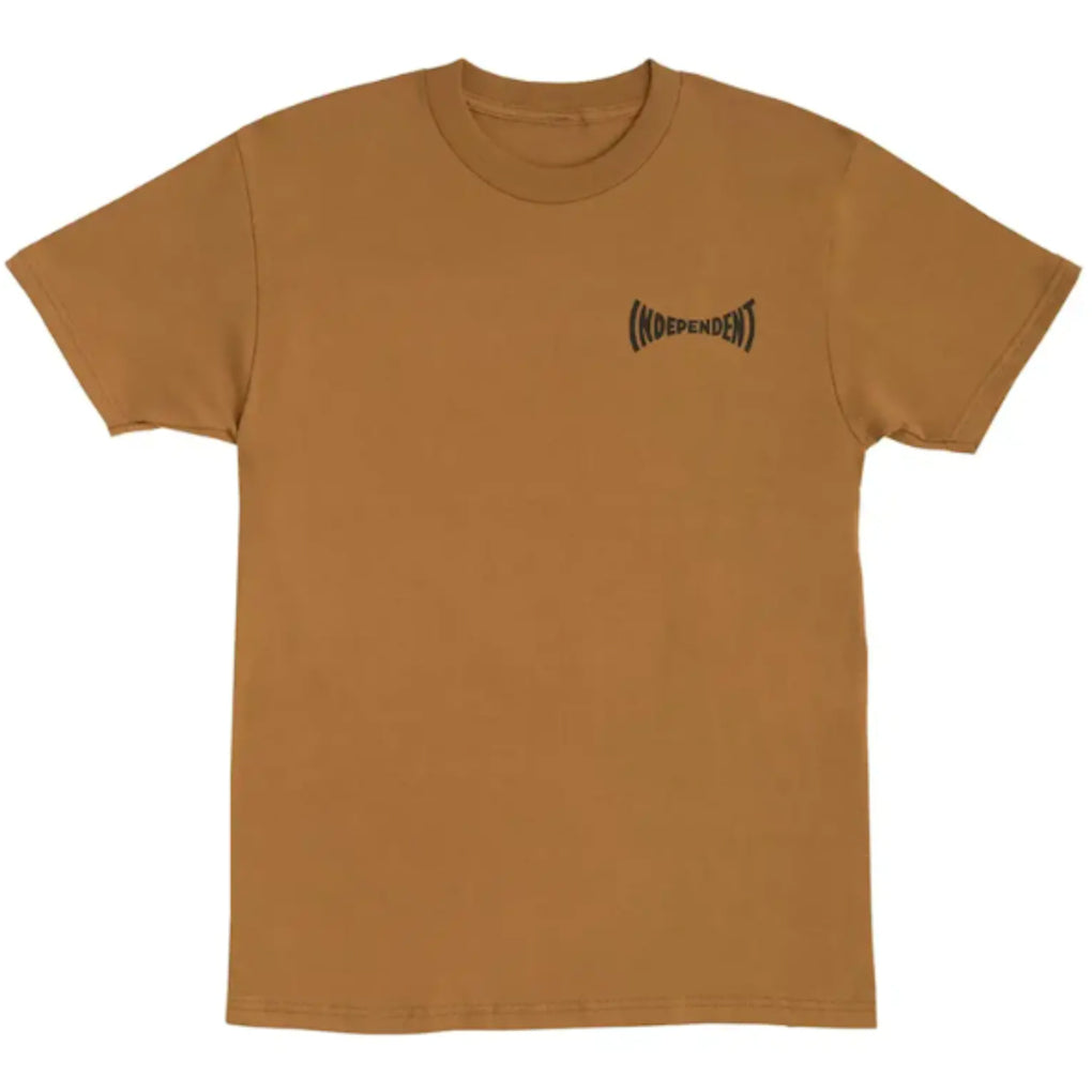 Independent Spanning Chest Tee Harbor Brown Sugar