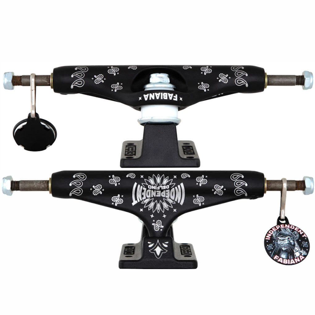 Independent Trucks 139 Hollow Delfino Black 8"