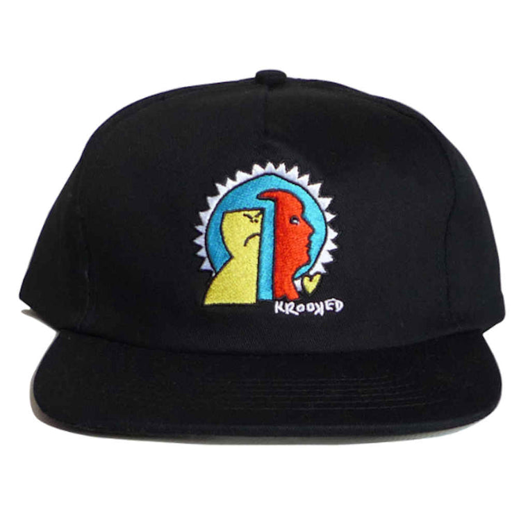 Krooked Mad Back Snapback Black