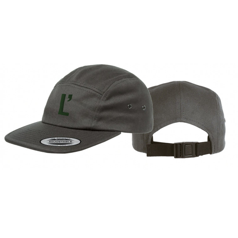 L'Etat L Jockey Cap Charcoal