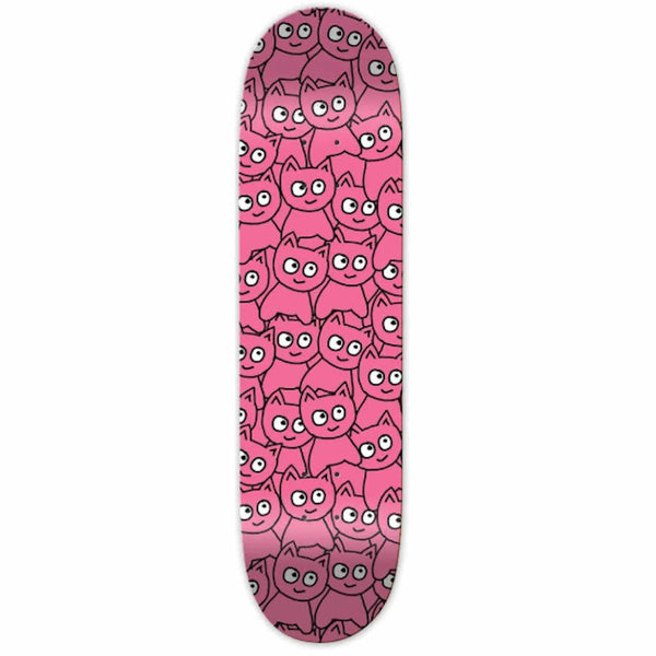 Meow Sticker Pile 7.75" Pink