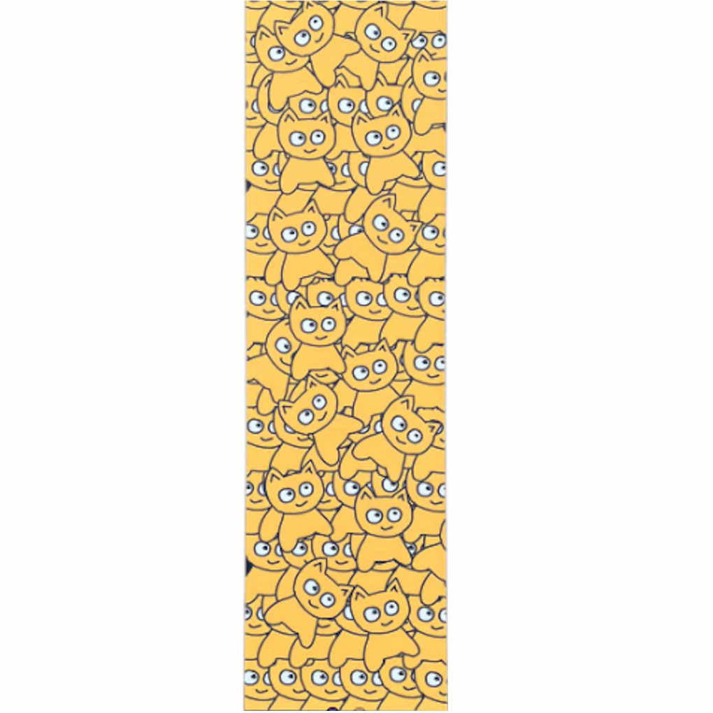 Meow Grip Tape Sheet Sticker Pile