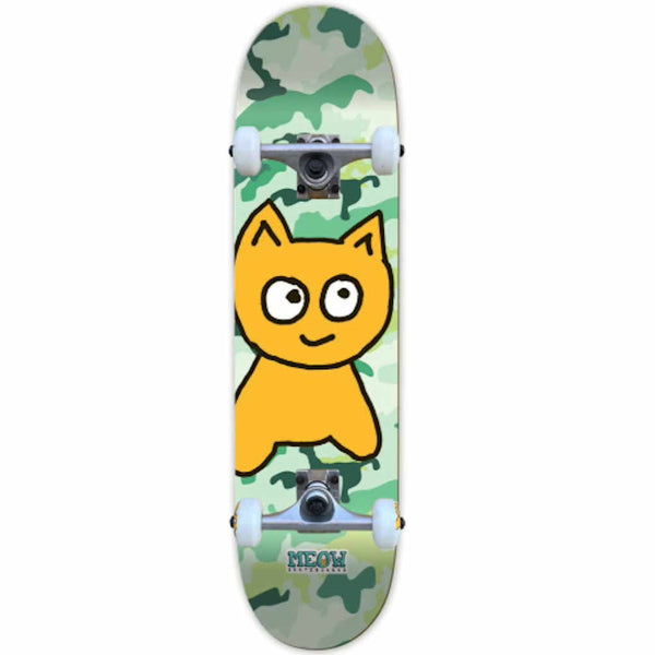 Meow Big Cat Camo Green Mini 7.25"