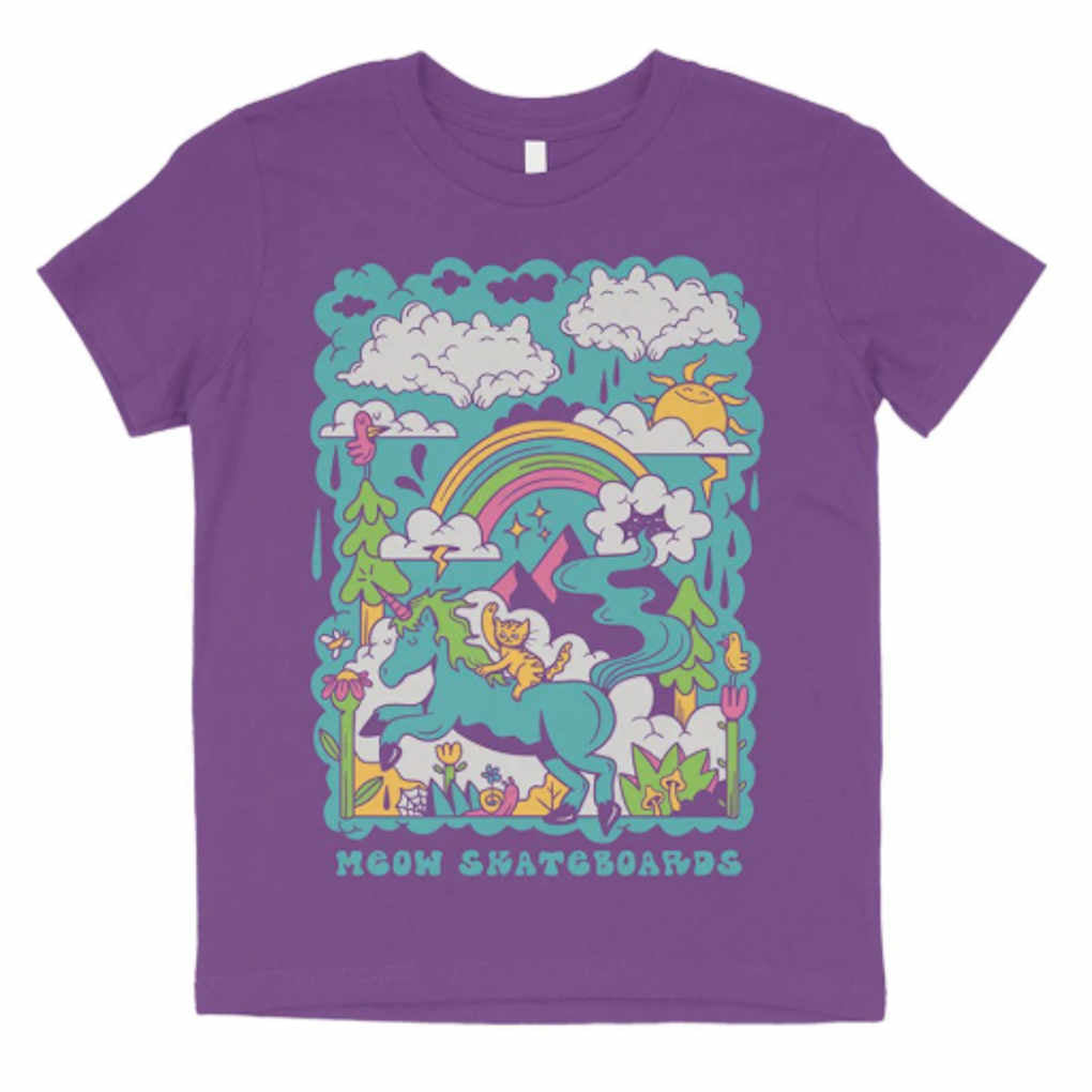 Youth Meow Dream Tee Purple
