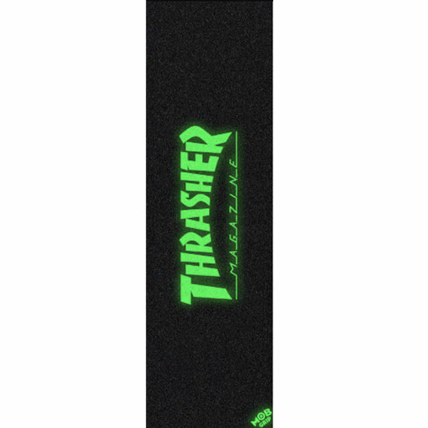 Wide Mob Grip Tape Sheet Thrasher Glow Logo 10"
