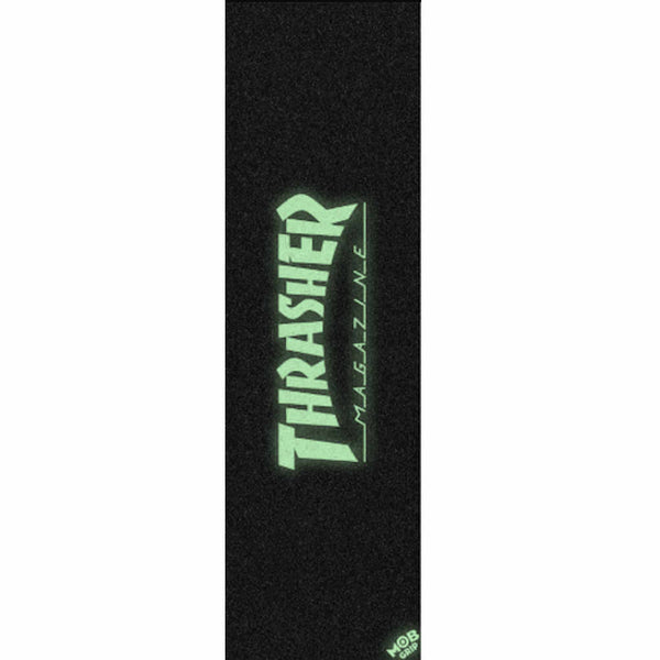 Wide Mob Grip Tape Sheet Thrasher Glow Logo 10"
