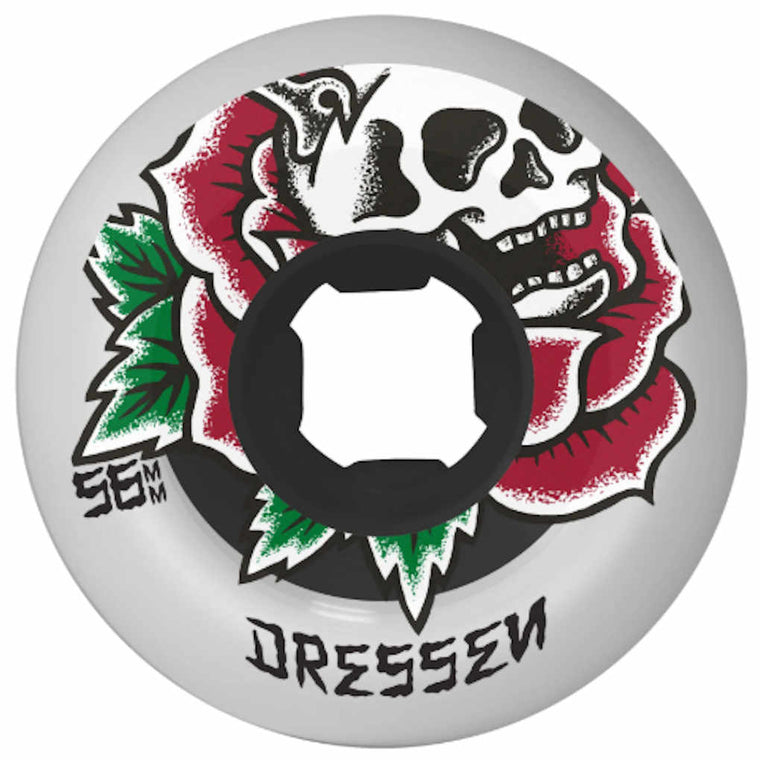 OJ Wheels Double Duro Dressen Rose Skull 99A/95A 56mm