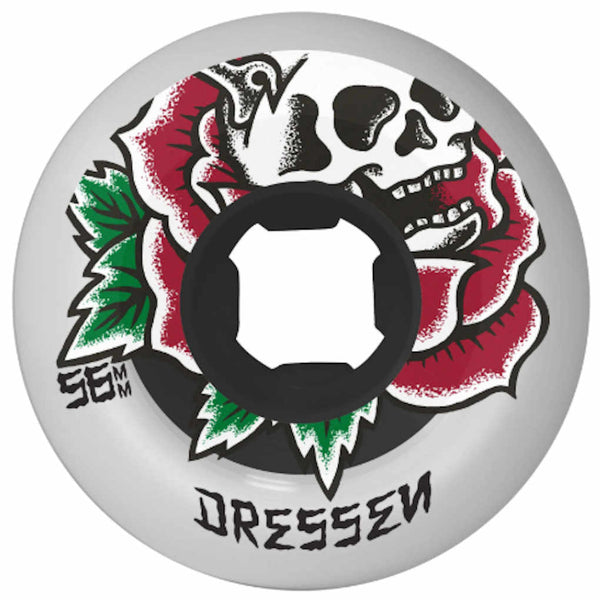 OJ Wheels Double Duro Dressen Rose Skull 99A/95A 56mm
