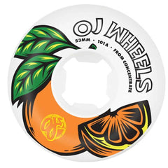 OJ Wheels From Concentrate White 101A 53mm