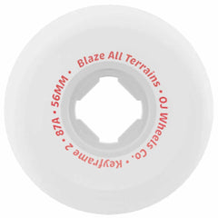 OJ Keyframe 2 87A 56mm White
