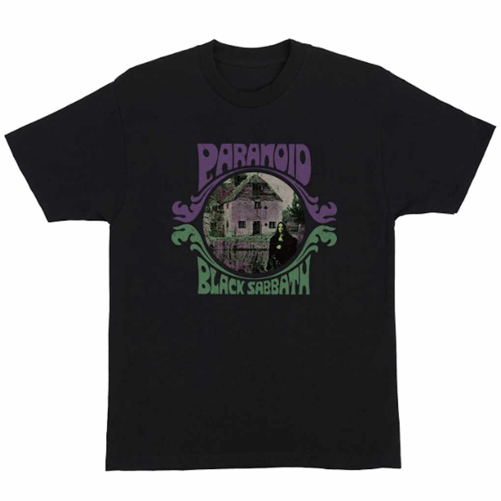 OJ Black Sabbath Paranoid Witch Tee Black