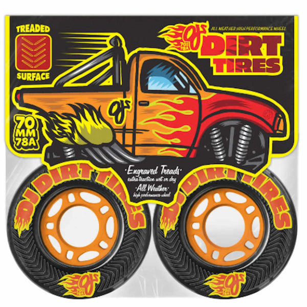 OJ Thunder Juice Dirt Tires 78A 70mm Black