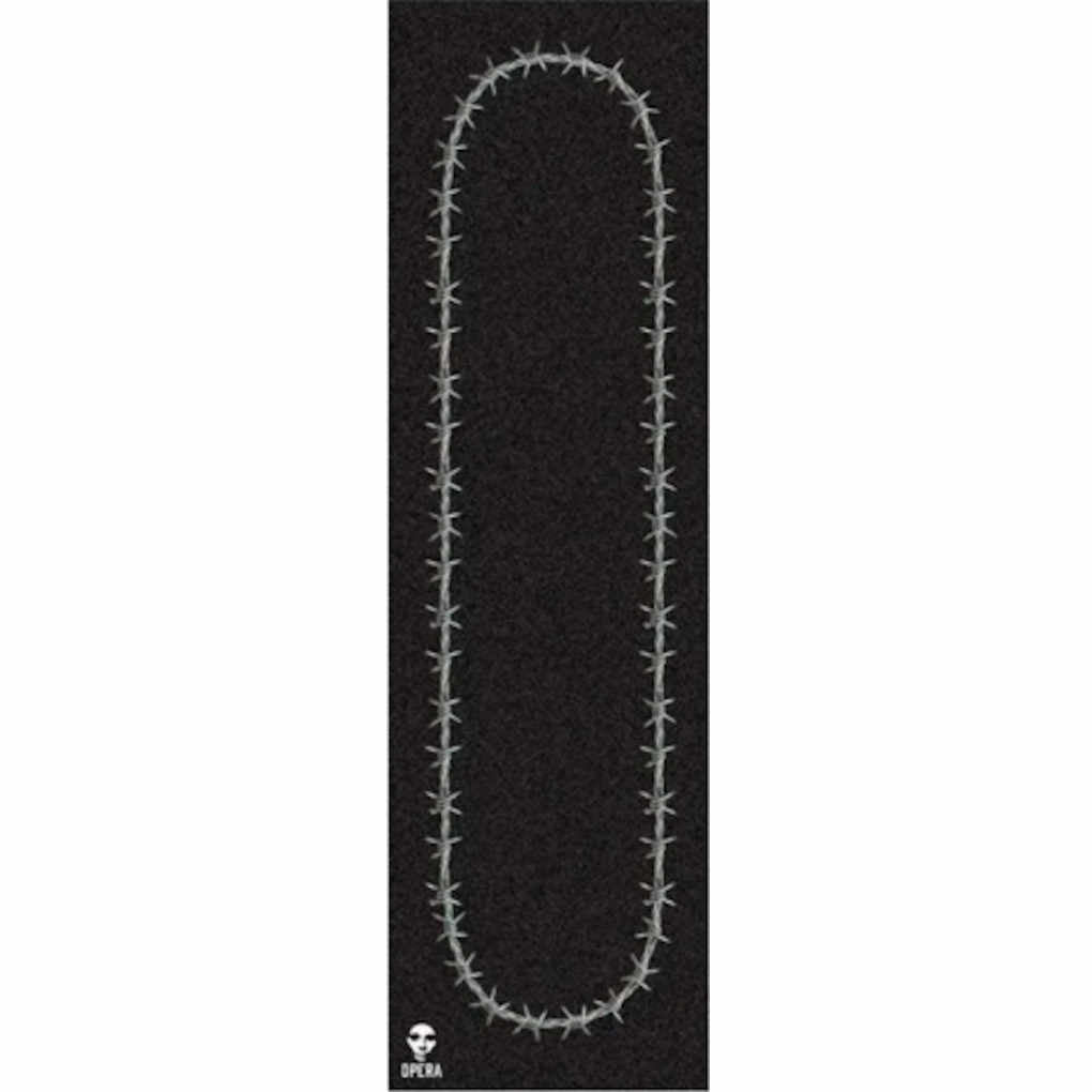 Wide Opera Grip Tape Sheet Barbed Wire 10"